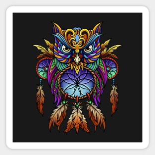 Dreamcatcher Owl Sticker